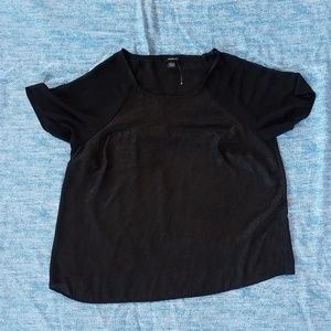 Sparkly black top by Torrid